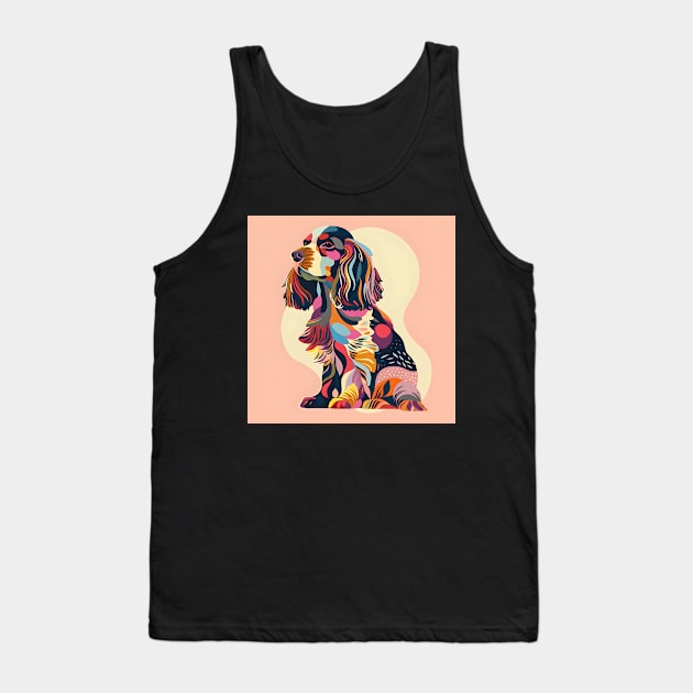 Sussex Spaniel in 70's Tank Top by NatashaCuteShop